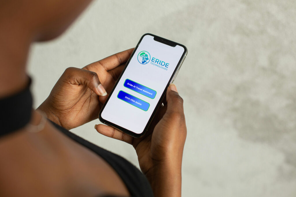 Eride Technologies contact background